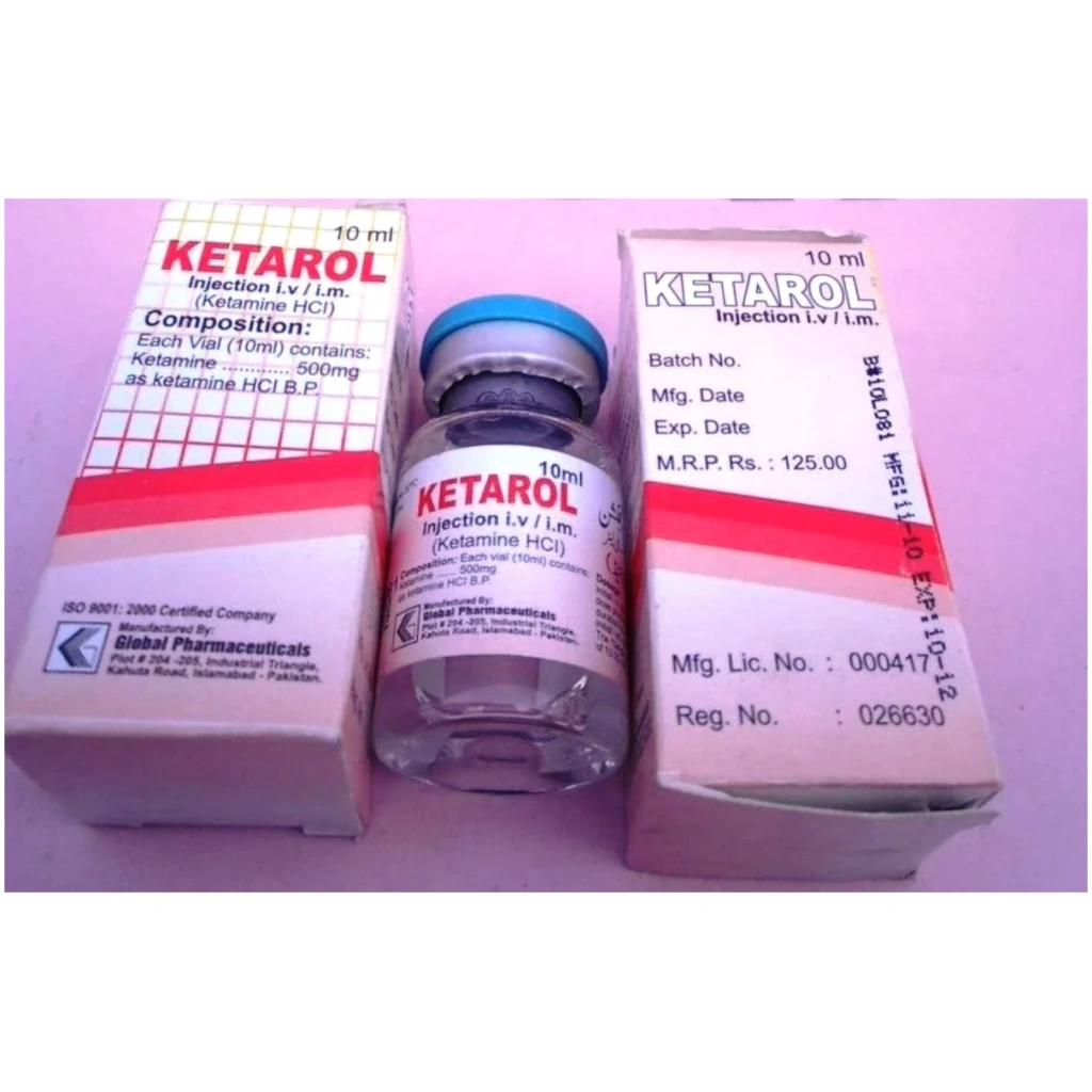 Ketarol 10 ml Injection i.v i.m. (Ketamine HCI)
